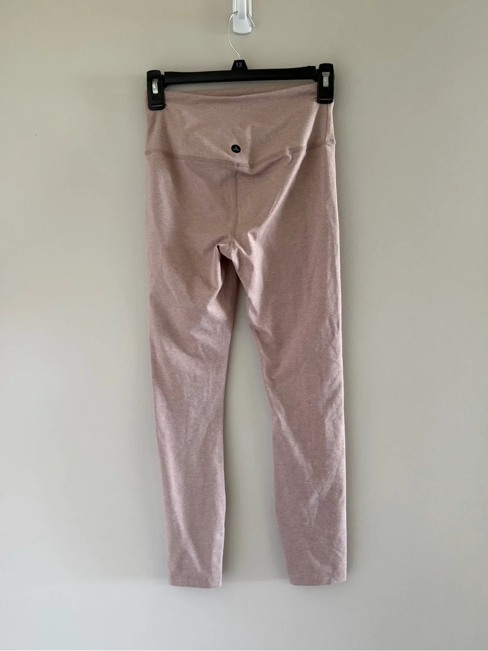 Prana Leggings Womens Small Pink Heather High Rise Yoga Athletic Workout Pants